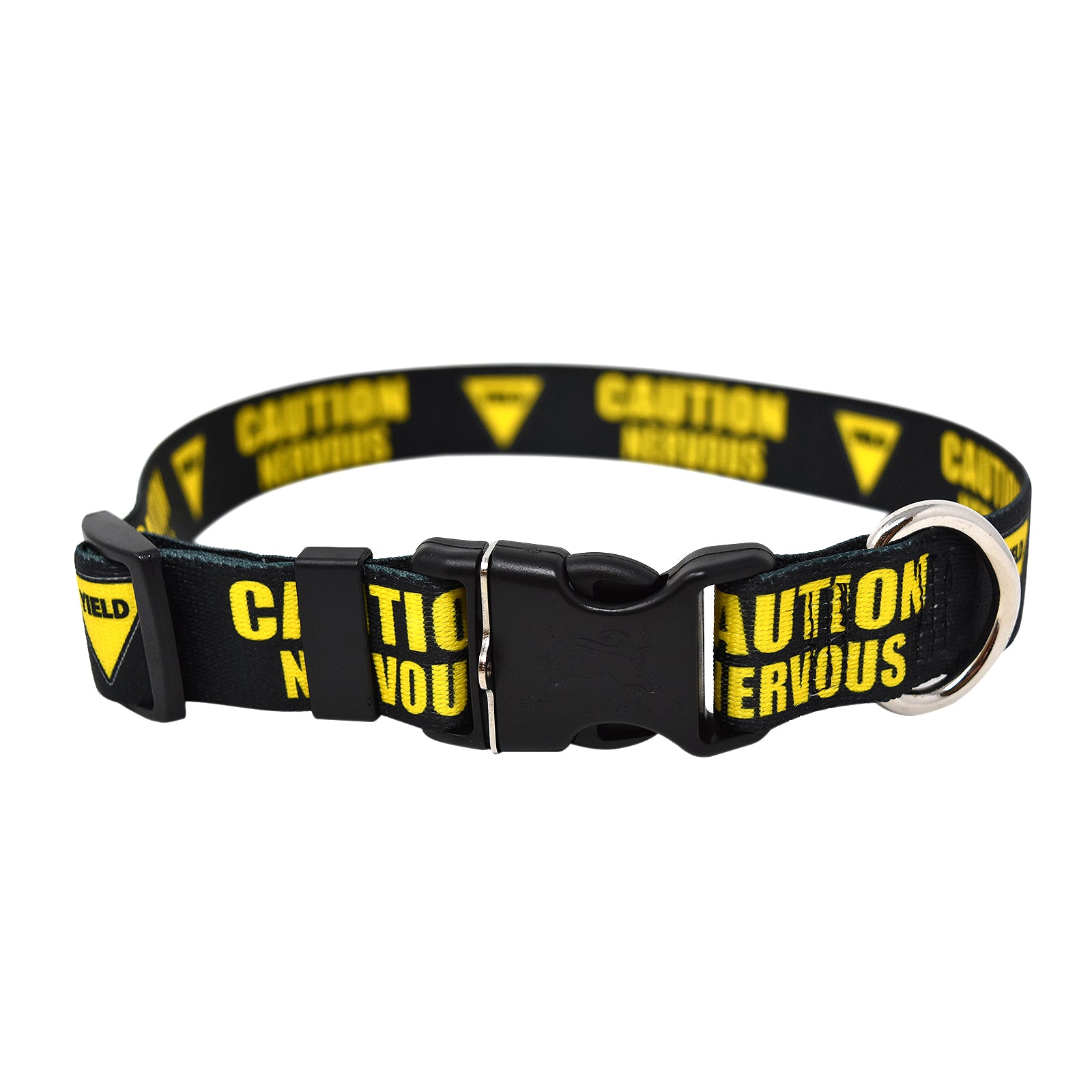 Caution Collars & Leashes | Yellow Dog Designs