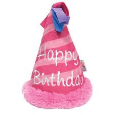 Birthday Hat Dog Toy (Pink) | FouFou Dog