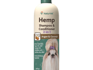 2-in-1 Hemp Shampoo & Conditioner (Argan & Coconut) | NaturVet