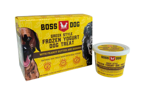 Frozen Yogurt (Peanut Butter & Banana) | Boss Dog